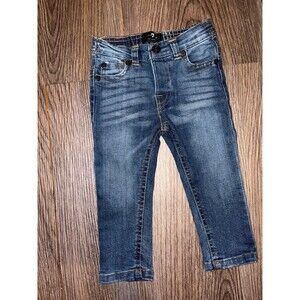 7 For All Mankind Baby Boy's Sz Toddler 12M Blue Jeans Preowned